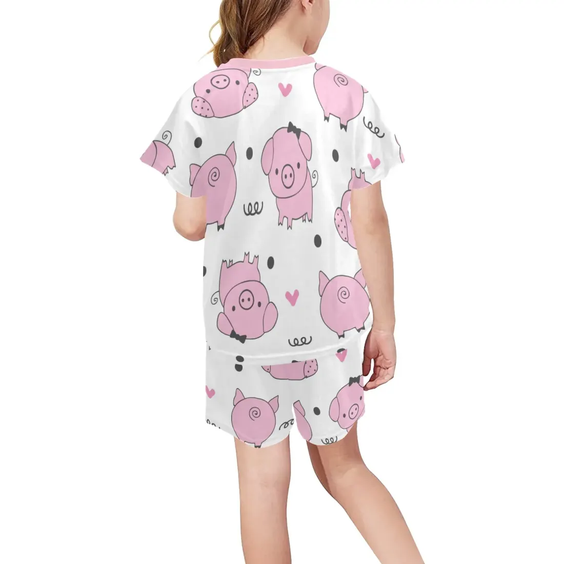 Big Girls' Short Pajama Set (ModelSets 01) — photo 2