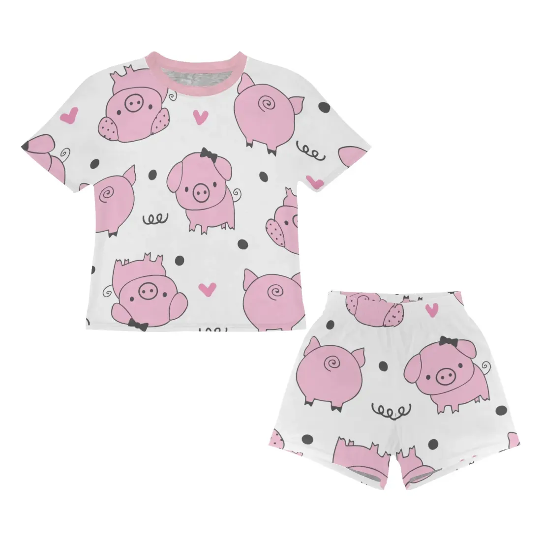 Big Girls' Short Pajama Set (ModelSets 01) — photo 3