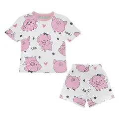 Big Girls' Short Pajama Set (ModelSets 01) thumbnail 3