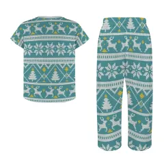 Little Girls' Crew Neck Pajama Set (Model Sets 31) thumbnail 4