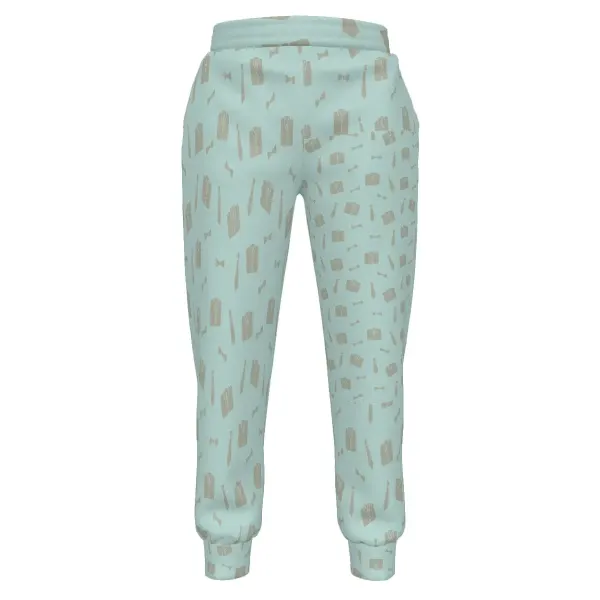 Children's Drawstring Cuffed Sweatpants With Side Pockets