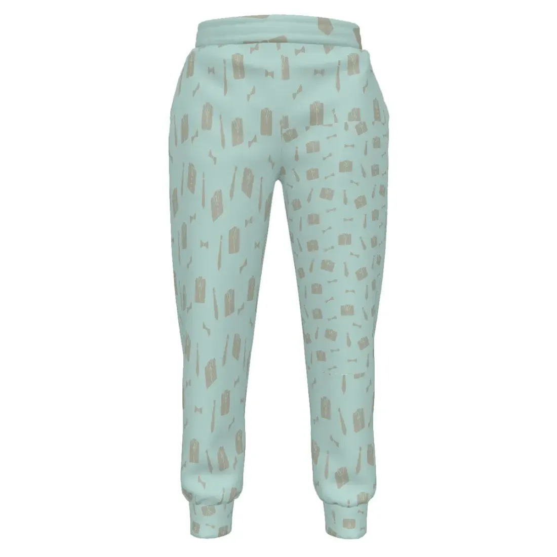 Children's Drawstring Cuffed Sweatpants With Side Pockets