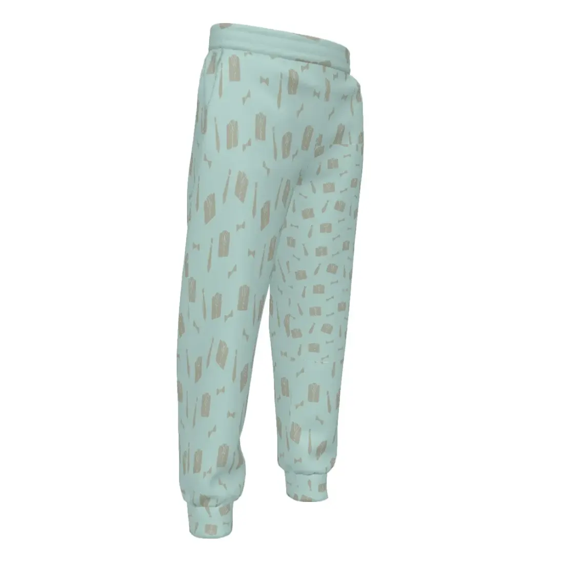 Children's Drawstring Cuffed Sweatpants With Side Pockets — photo 2