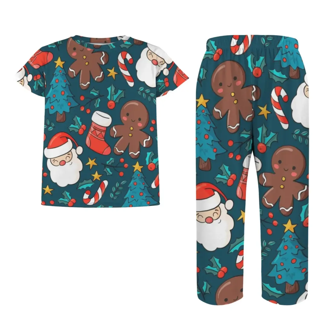 Big Girls' Crew Neck Pajama Set (Model Sets 31) — photo 2