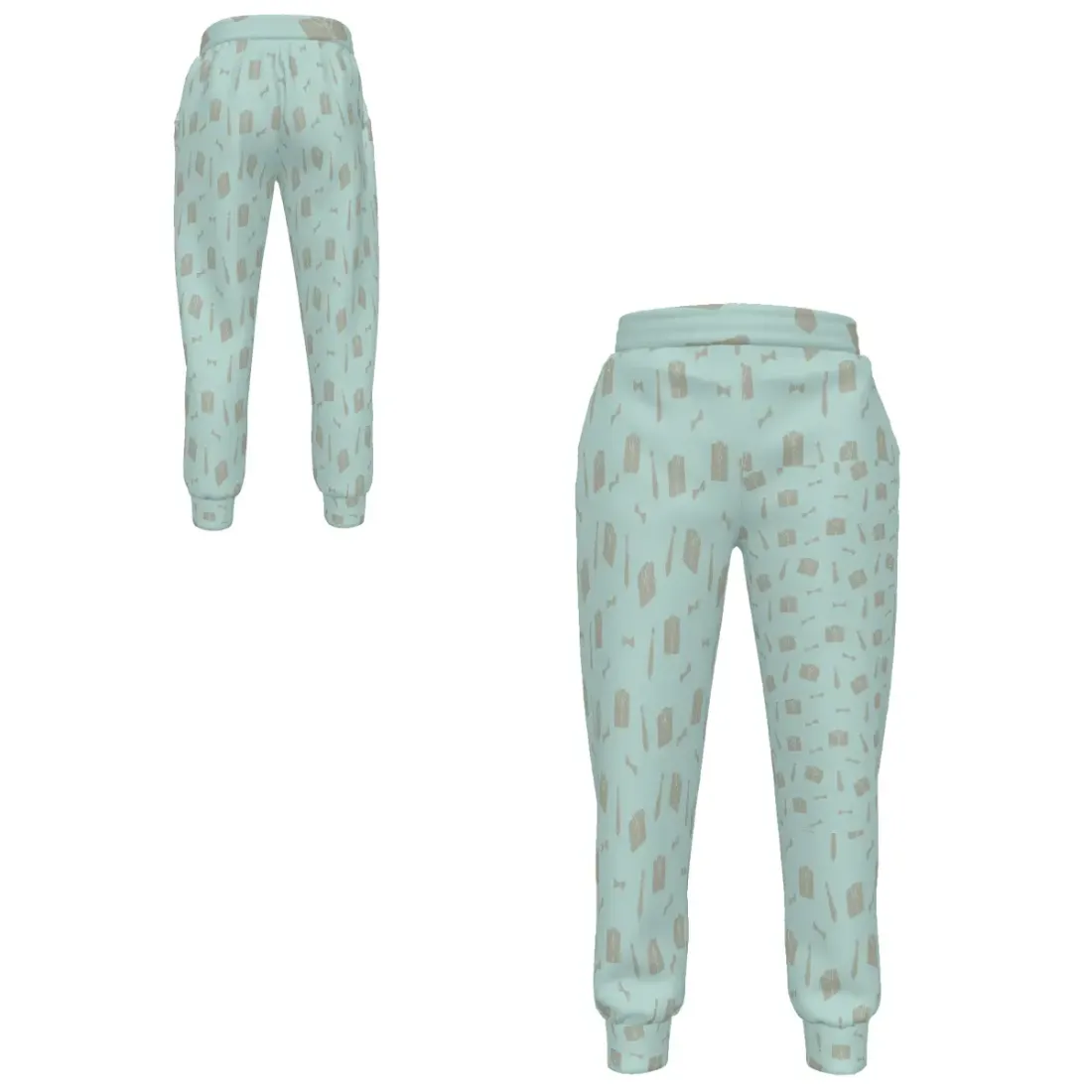 Children's Drawstring Cuffed Sweatpants With Side Pockets — photo 6