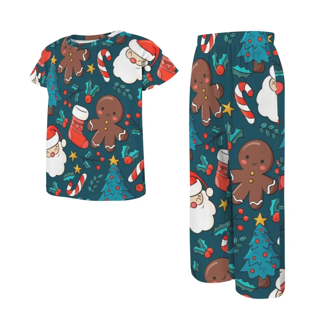 Big Girls' Crew Neck Pajama Set (Model Sets 31) — photo 3