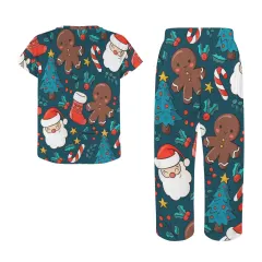 Big Girls' Crew Neck Pajama Set (Model Sets 31) thumbnail 4