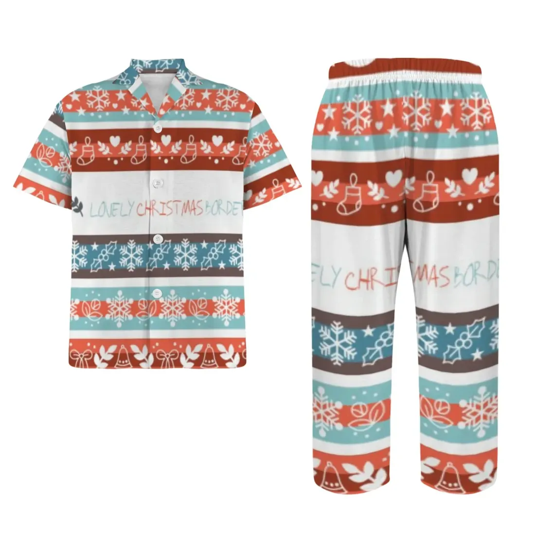Little Girls' V-Neck Pajama Set (Model Sets 32) — photo 2