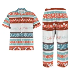 Little Girls' V-Neck Pajama Set (Model Sets 32) thumbnail 2