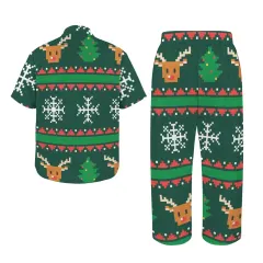 Little Boys' V-Neck Pajama Set (Model Sets 32) thumbnail 4
