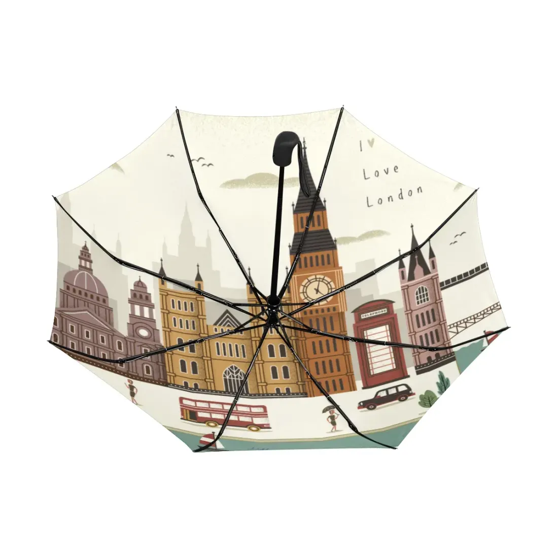 Anti-UV Automatic Umbrella (Underside Printing) (Model U06) — photo 2
