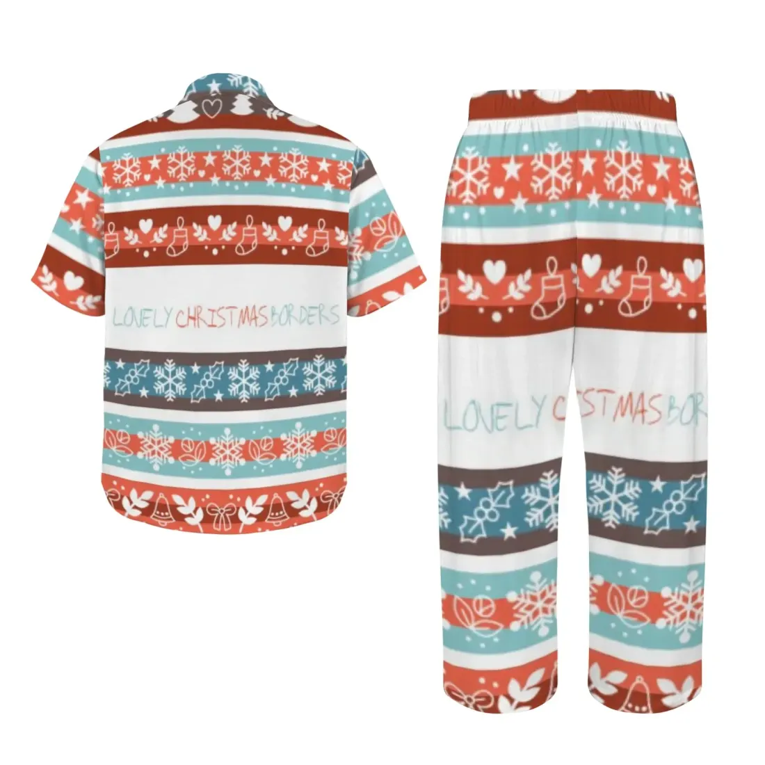 Little Girls' V-Neck Pajama Set (Model Sets 32) — photo 4