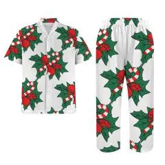 Big Girls' V-Neck Pajama Set (Model Sets 32) thumbnail 2