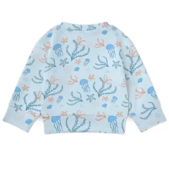Kids' Drop-Shoulder Crewneck Sweatshirt thumbnail 2