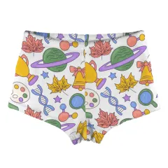 Custom Little Kids' Flannel Pajama Short(Model Sets 28) thumbnail 4