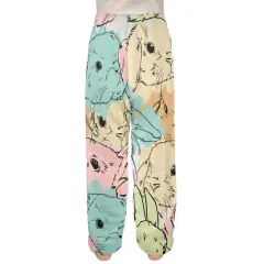 Custom Big Kids' Flannel Pajama Trousers (Model L76) thumbnail 3