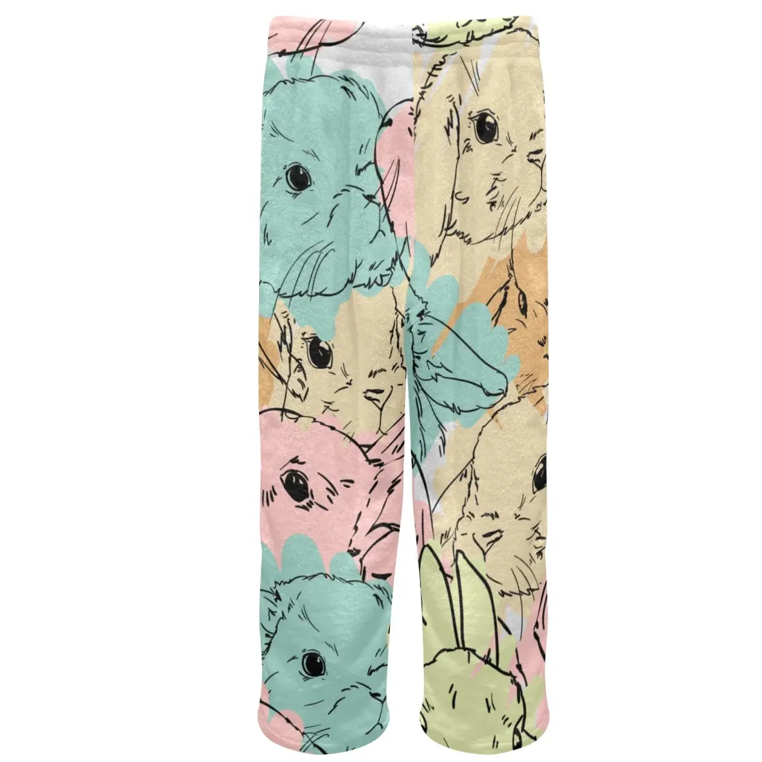 Custom Big Kids' Flannel Pajama Trousers (Model L76) — photo 4