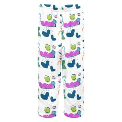 Custom Little Kids' Flannel Pajama Trousers (Model L76) thumbnail 4