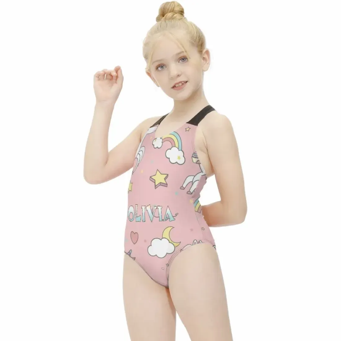 Girl's One-Piece Swimsuit — photo 2