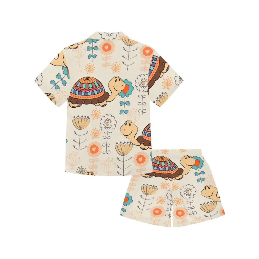 Little Boys' V-Neck Short Pajama Set (ModelSets 11) — photo 4