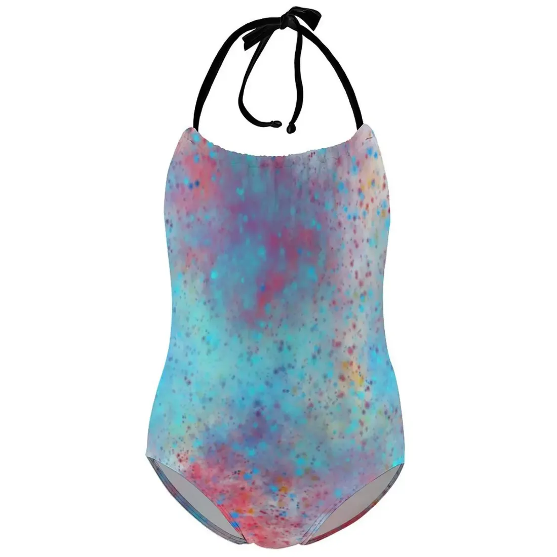 Girl's All Over Print One-Piece Swimsuit — photo 6