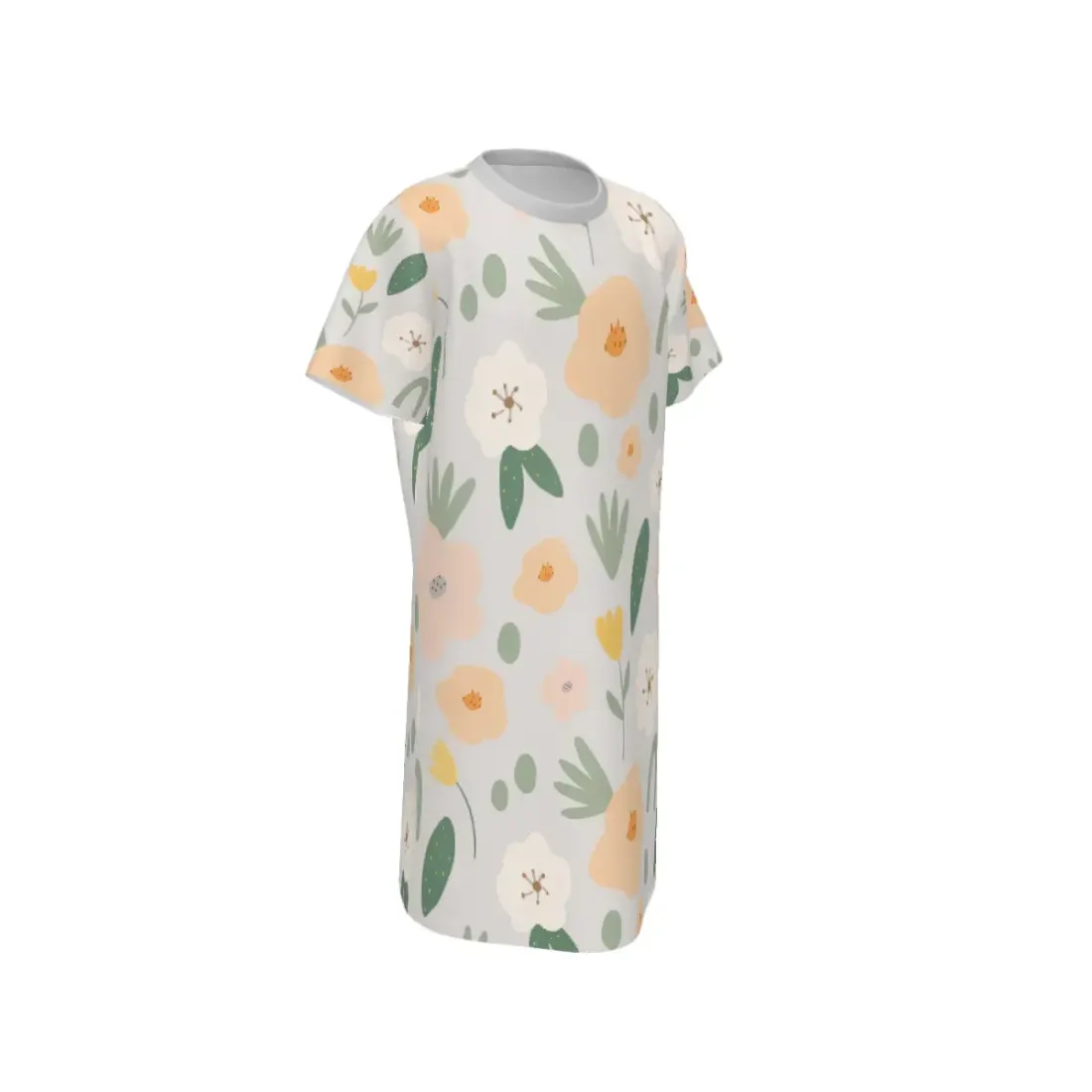 Girl's Round Neck Short Sleeve Nightgown — photo 4