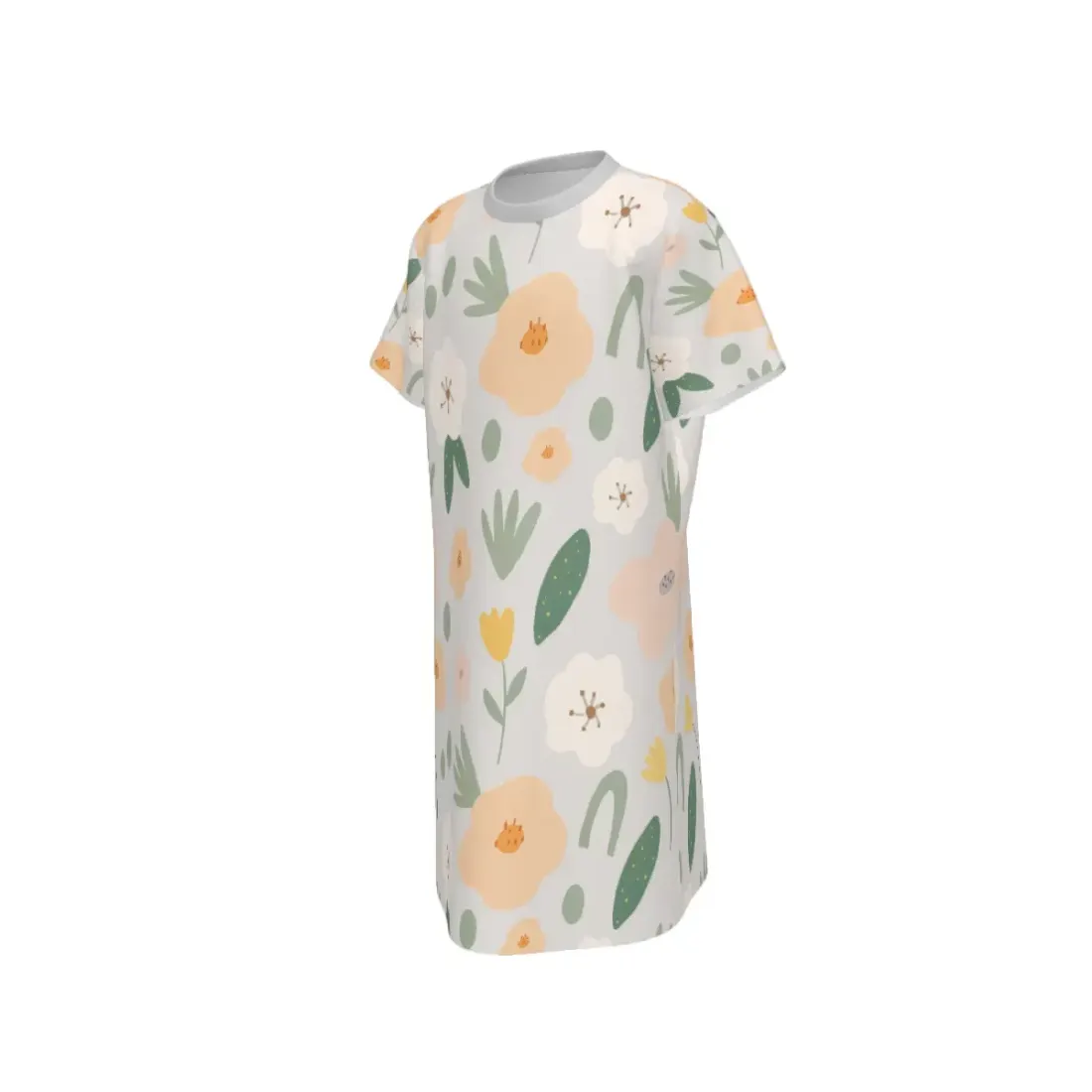 Girl's Round Neck Short Sleeve Nightgown — photo 5