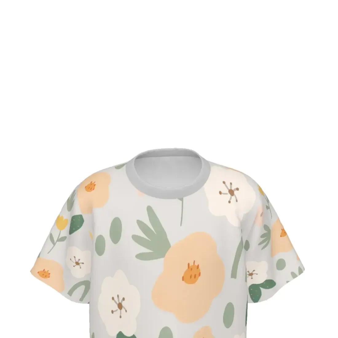 Girl's Round Neck Short Sleeve Nightgown — photo 6