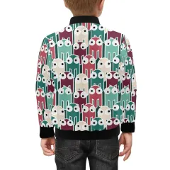 Kids' Bomber Jacket with Pockets (Model H40) thumbnail 2