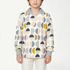 Children's Half-Zip Sweatshirt with Pockets thumbnail 1