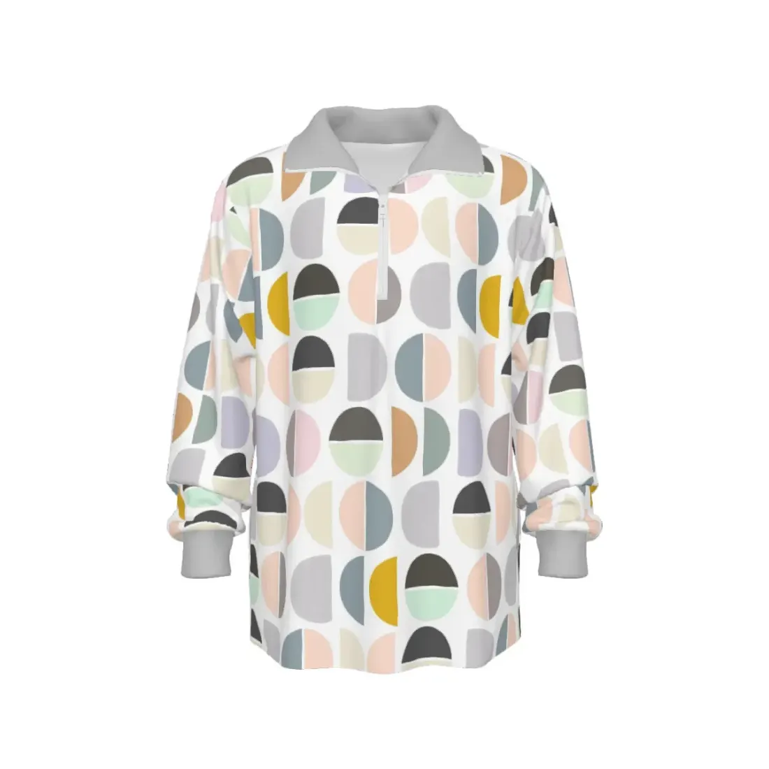 Children's Half-Zip Sweatshirt with Pockets — photo 2