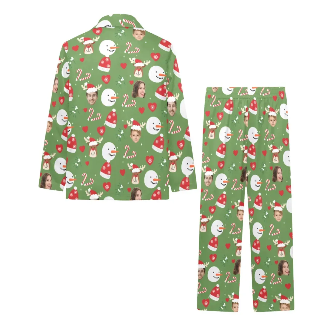 Little Boys' V-Neck Long Sleeve Pajama Set(Model Sets 02) — photo 4