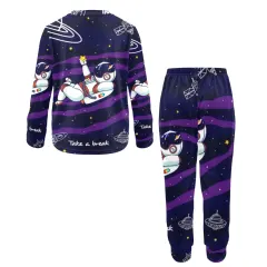 Big Boys' Crew Neck Long Pajama Set (Model Sets 18) thumbnail 6