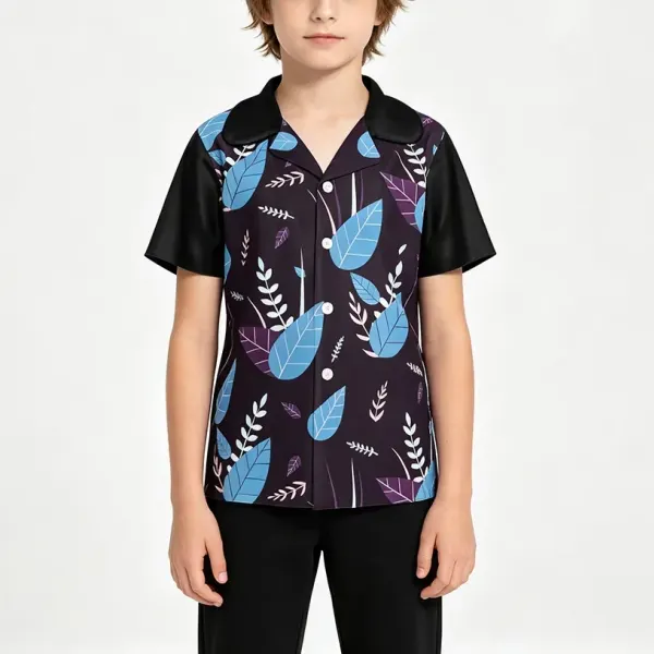 Kid's Short Sleeve Shirt with Buttons