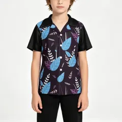 Kid's Short Sleeve Shirt with Buttons thumbnail 1