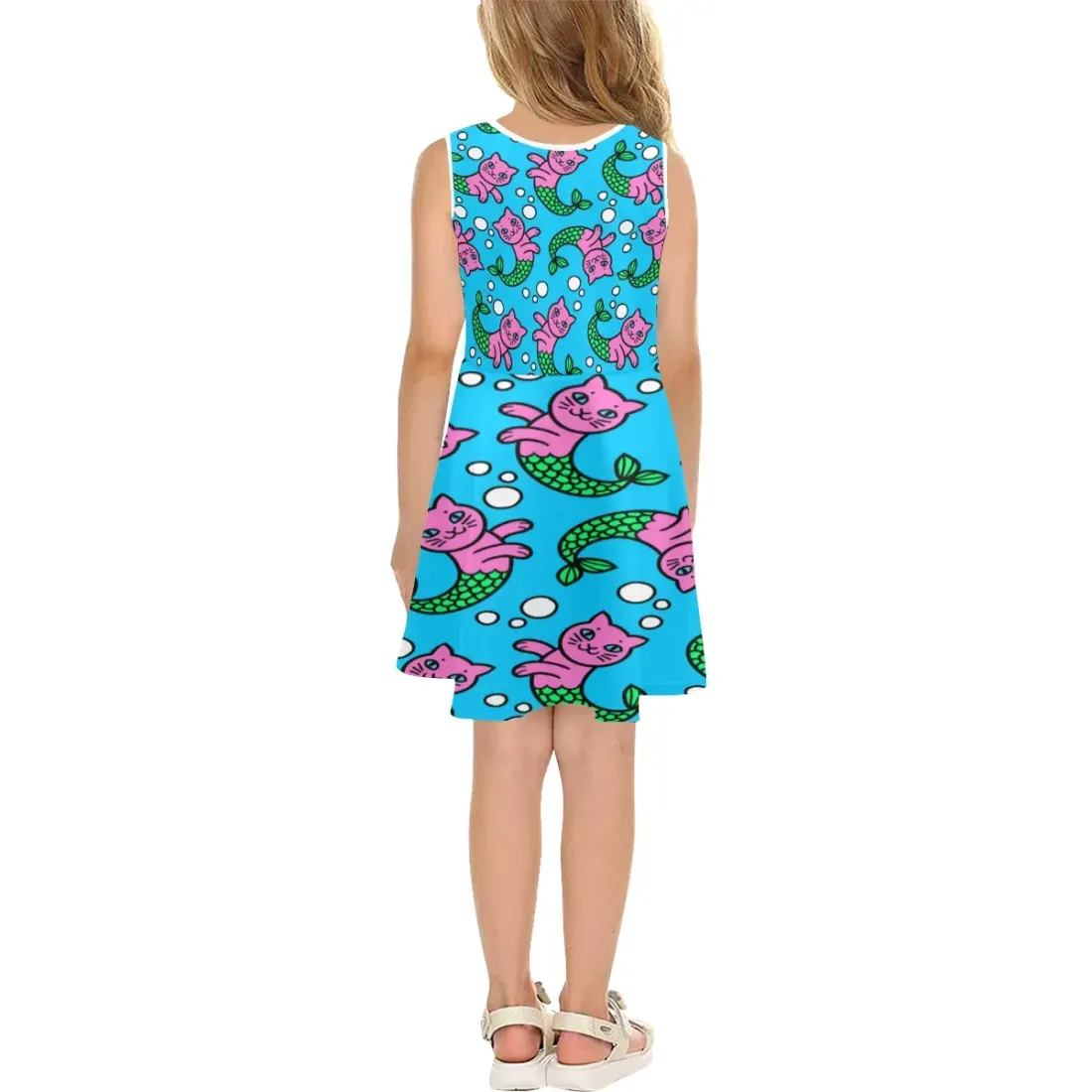 Girl's Sleeveless Sundress(ModelD56) — photo 2