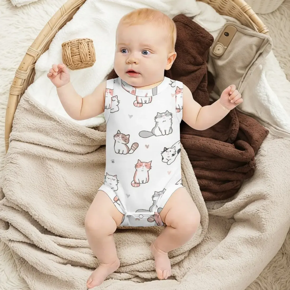 Baby Sleeveless Romper