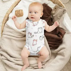 Baby Sleeveless Romper thumbnail 1