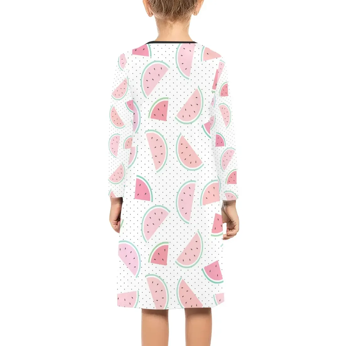 Girls' Long Sleeve Dress (ModelD59) — photo 2