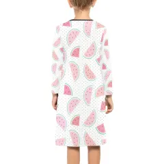 Girls' Long Sleeve Dress (ModelD59) thumbnail 2