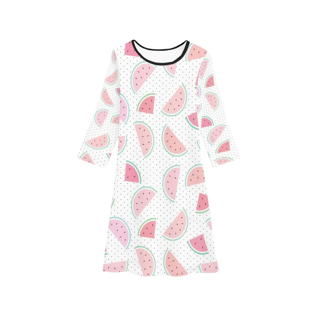 Girls' Long Sleeve Dress (ModelD59) — photo 3