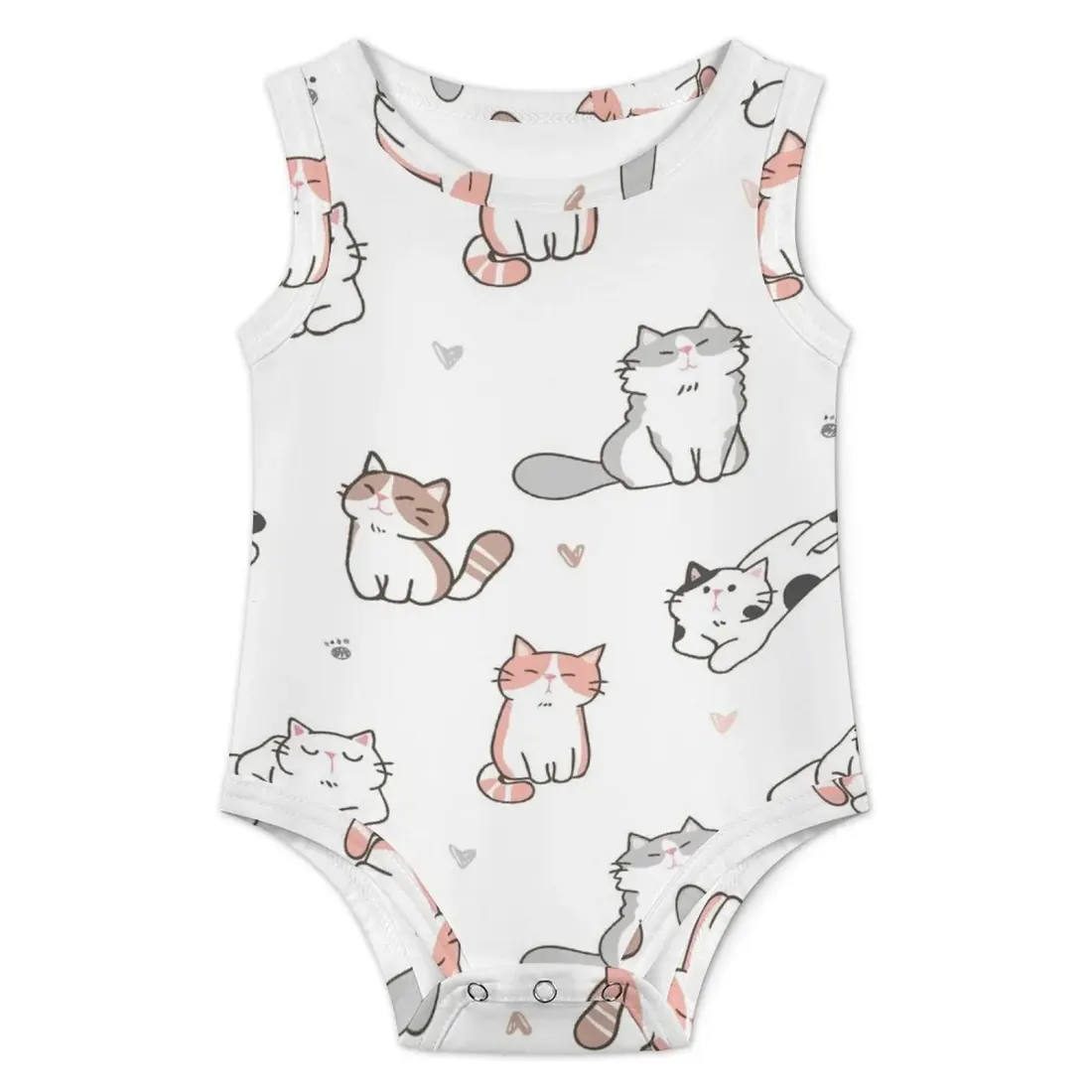 Baby Sleeveless Romper — photo 3