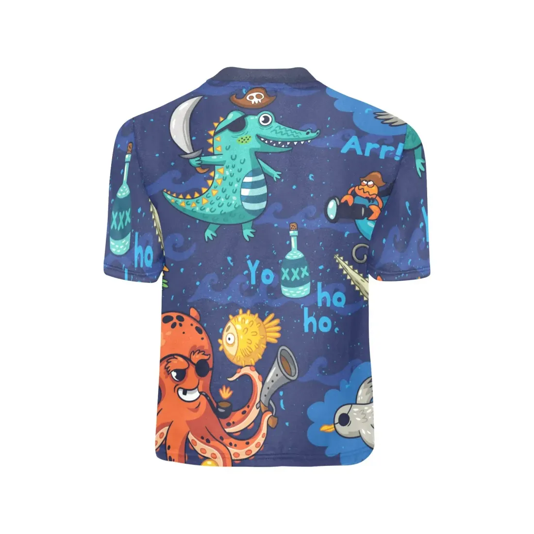 Big Boys' All Over Print Crew Neck T-Shirt(Model T40-2) — photo 4