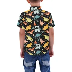 Kid's All Over Print Short Sleeve Shirt (Model T59) thumbnail 2