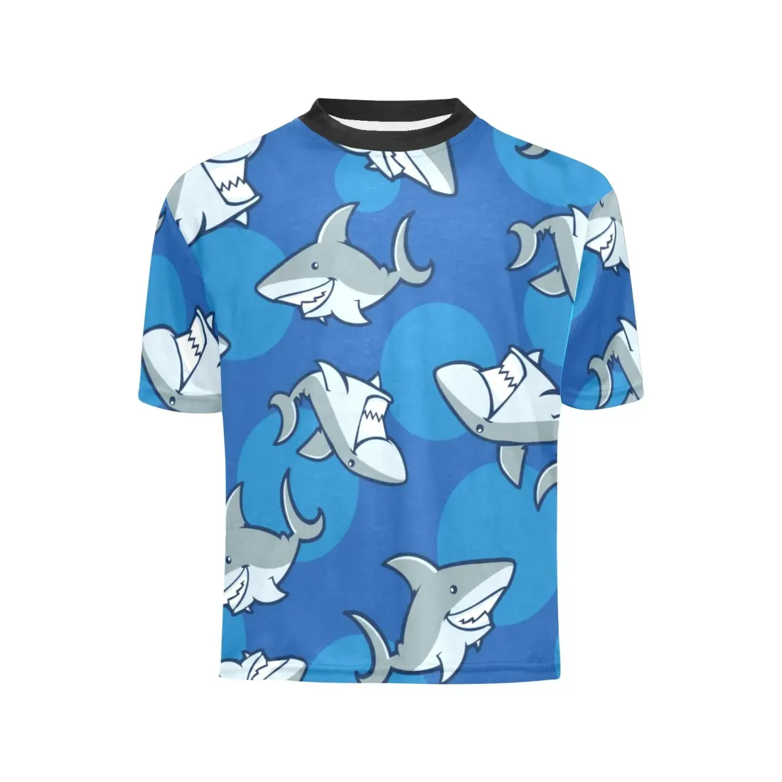 Little Boys' All Over Print Crew Neck T-Shirt(Model T40-2) — photo 3