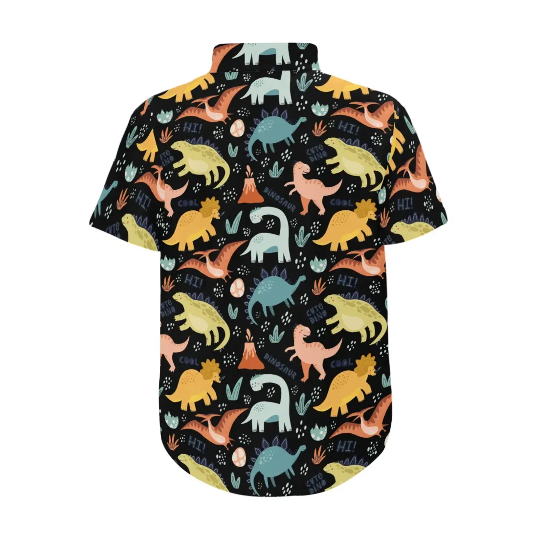 Kid's All Over Print Short Sleeve Shirt (Model T59) — photo 4