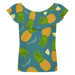Girls' Ruffle Neck Sleeveless Blouse thumbnail 4