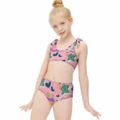 Girl's Crop Top Swimsuit thumbnail 3