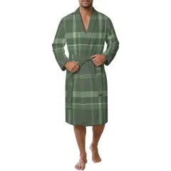 Flannel Adult Lounge Robe thumbnail 2