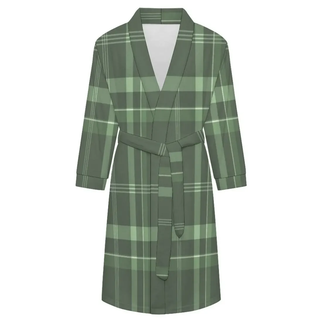 Flannel Adult Lounge Robe — photo 3